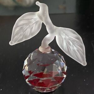 Mini Swarovski Crystal Apple